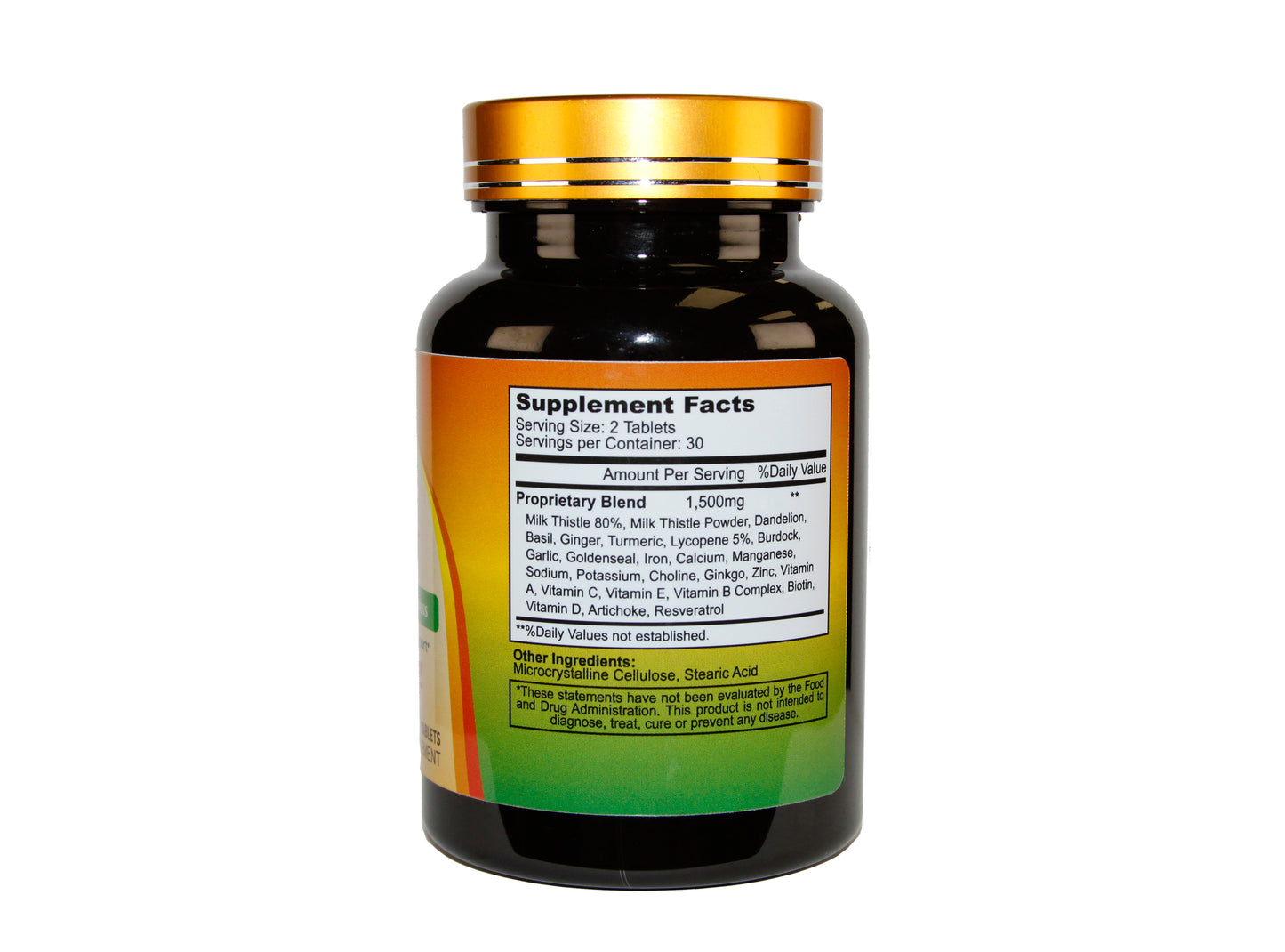 LAB Pure Vitality Liver Kidney Pancreas Care/Support Best All Natural Supplement