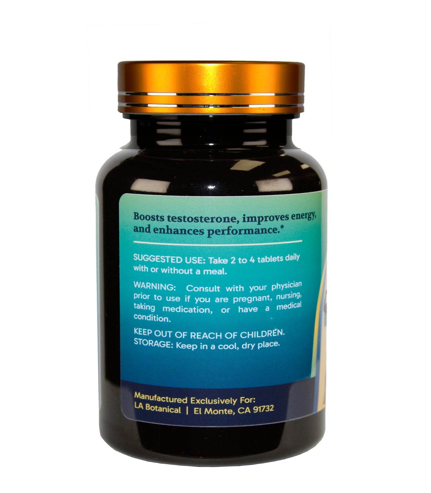 LAB Maca for Men Nutrient Testosteron Booster Improve Energy & Performance Drive Sex