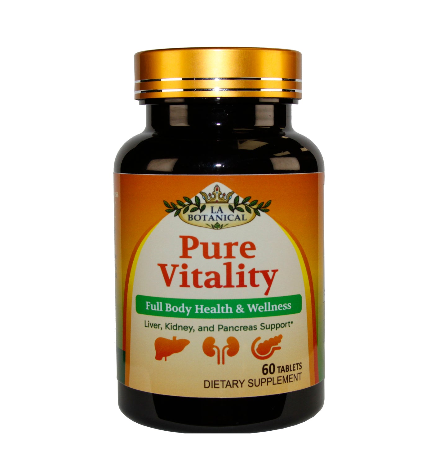 LAB Pure Vitality Liver Kidney Pancreas Care/Support Best All Natural Supplement